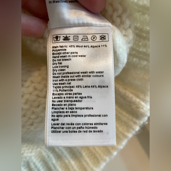 Ba&sh cream mock turtle sweater, size XS - Picture 9 of 9